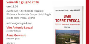 Presentazione del volume Bari Torre Tresca (Bari, 5 giugno)