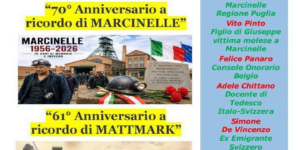 Evento: Anniversari di Marcinelle e Mattmark